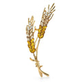 PENDRA Harvest Wheat Design Brooch
