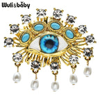 PENDRA Charming Blue Eye Brooch
