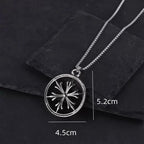 PENDRA Rockcross Retro Rock Disc Cross Pendant