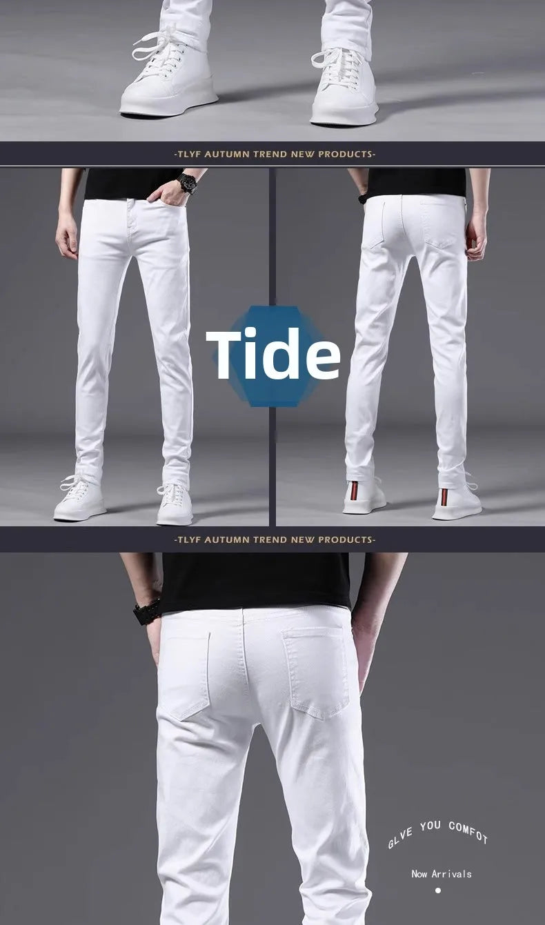 PENDRA White Fitting Pants
