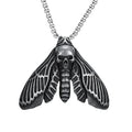 PENDRA Skullmoth Death Head Butterfly Pendant