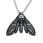 PENDRA Skullmoth Death Head Butterfly Pendant