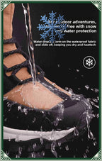 -30c Winter Waterproof Non-slip Cotton  Thick-soled Cold-proof High-top Men's Mountaineering Outdoor Thickened Warm Snow Boots