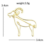 PENDRA Lovely Goat Brooch
