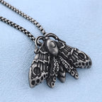 PENDRA Moonmoth Stainless Steel Moon Moth Pendant