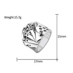 PENDRA Pokerluck Stainless Steel Lucky Poker Ring