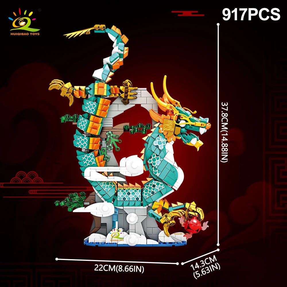 PENDRA Chinese Dragon Phoenix Building Set
