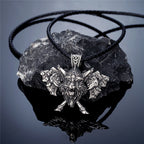 PENDRA Wolf Norse Helmet Necklace