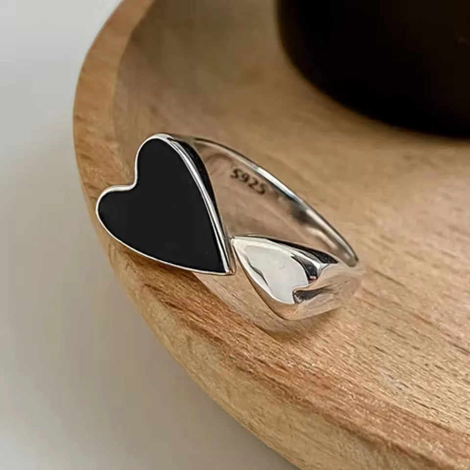 VENTFILLE 925 Sterling Silver Double Layer Vintage Twisted Ring For Female Gift Trend Open Adjustable Design Jewelry Wholesale