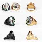 PENDRA Pearl Boyfriend Steel Ring