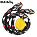 PENDRA Lovely Snakes And Egg Brooch