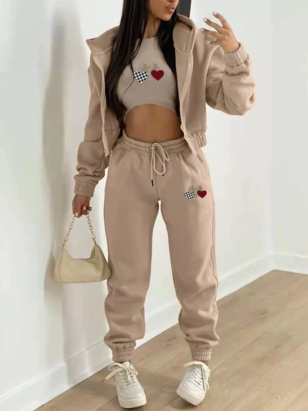 PENDRA Fleece Heart Shaped Jacket