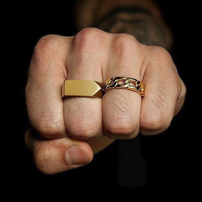 PENDRA Bands Hard Curb Steel Ring