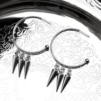 PENDRA Triplethorn Rivet Drop Earrings