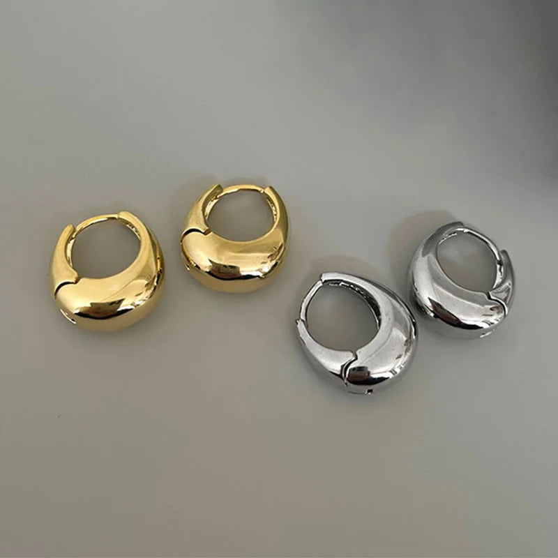PENDRA Hoop Sterling Silver 4 Earrings