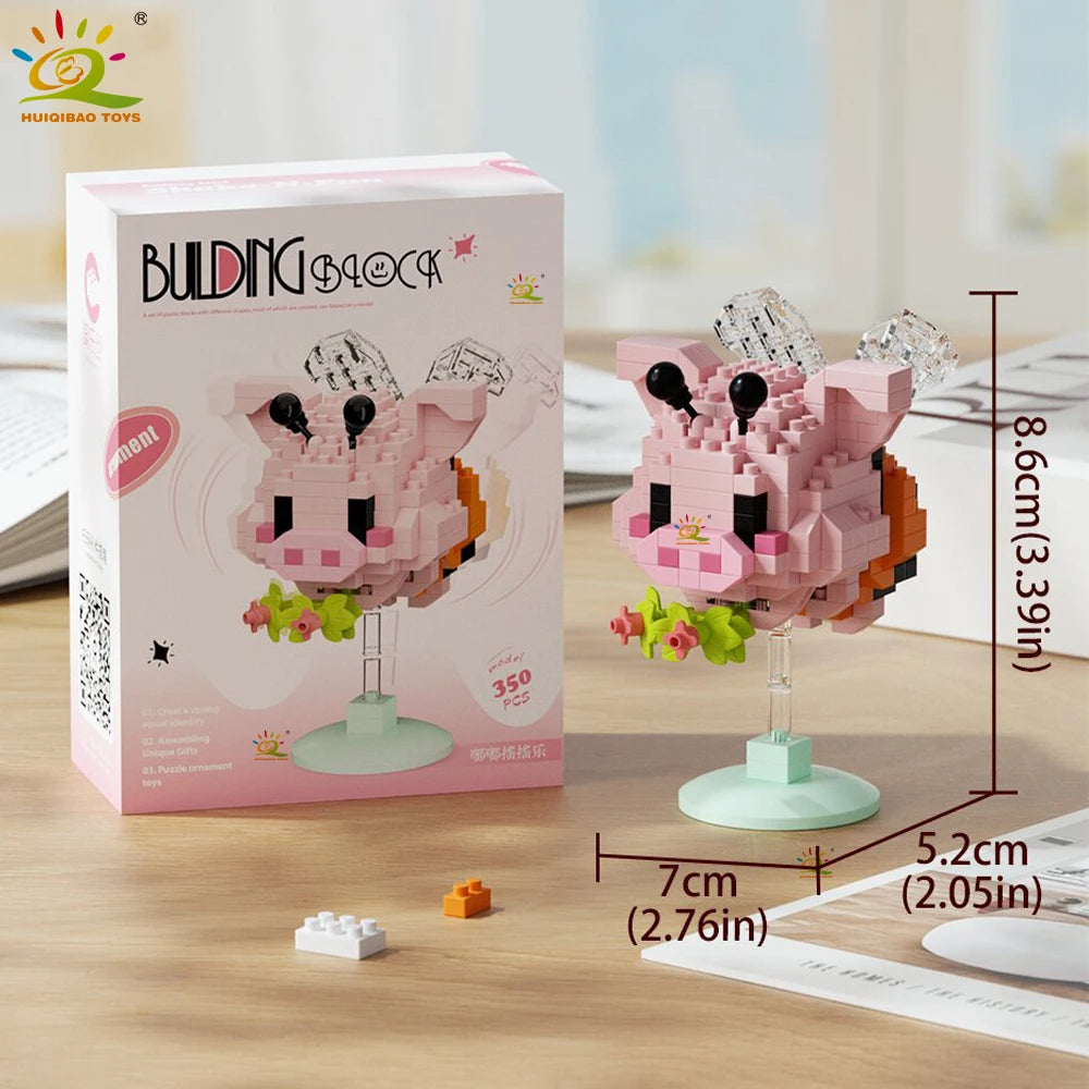 PENDRA Cute Animal Micro Building Set