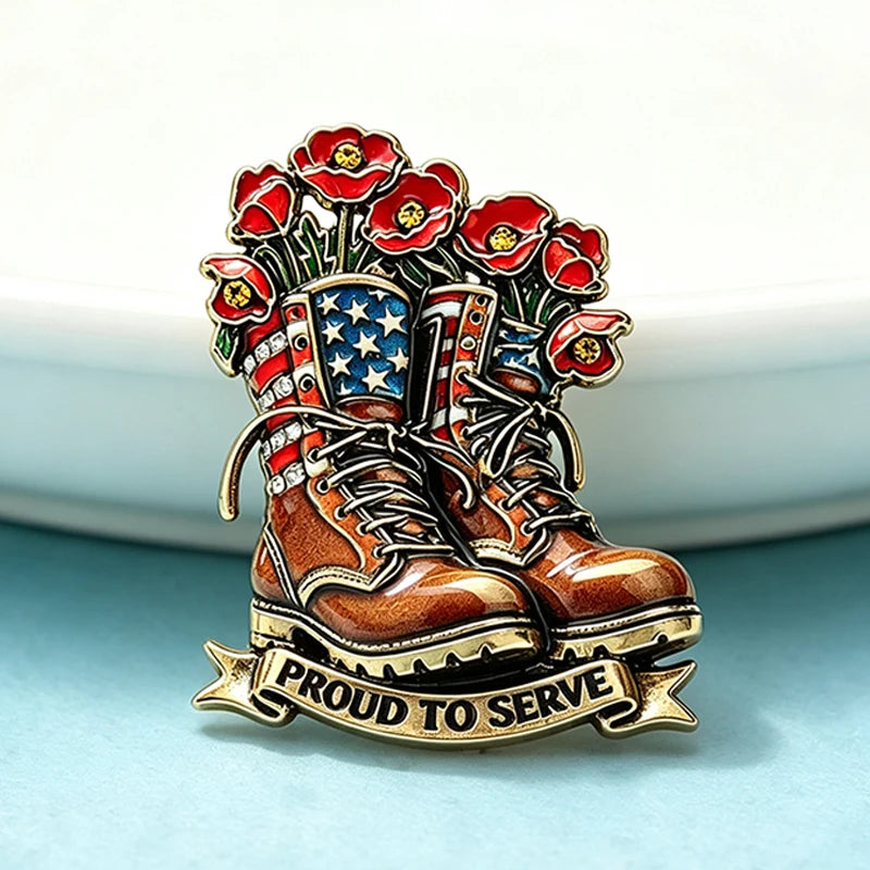 PENDRA America's 250th Independence Day Brooch
