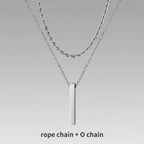 PENDRA Cuban Wheat Pendant Necklace