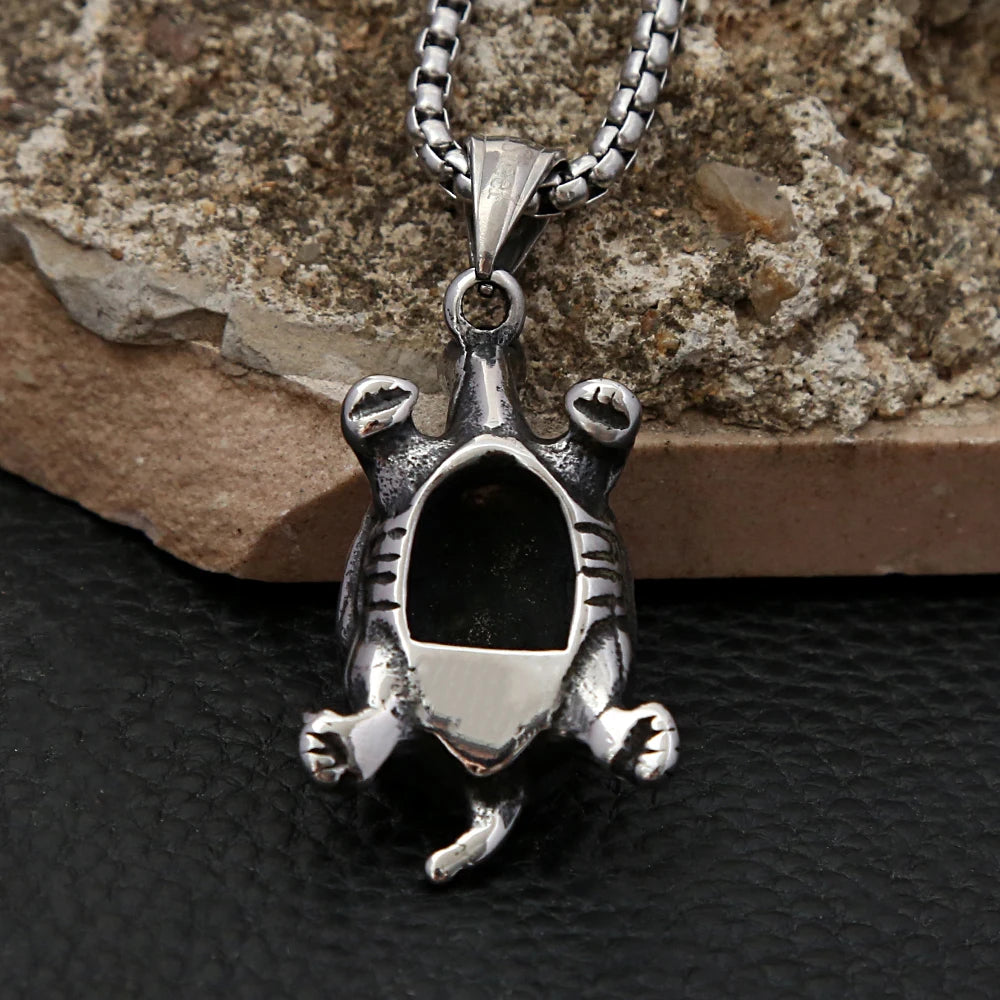 PENDRA Turtlenova Stainless Steel Turtle Necklace