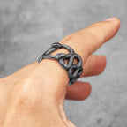 PENDRA Snake Animal Doublefor Steel Ring