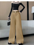 PENDRA Woolen Waisted Loose Pants