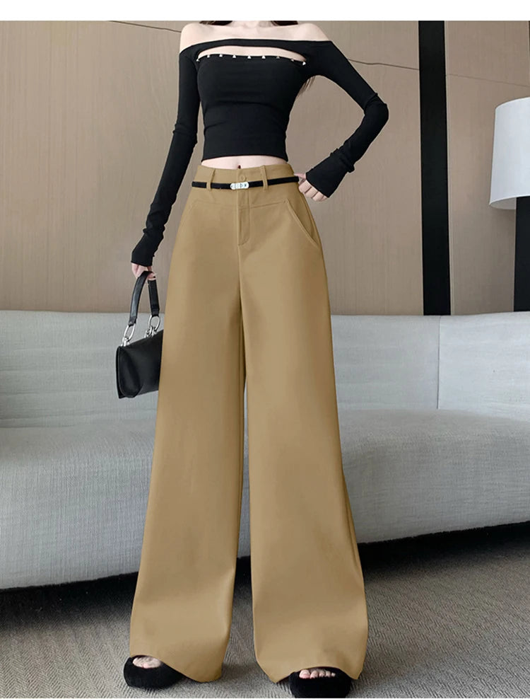 PENDRA Woolen Waisted Loose Pants