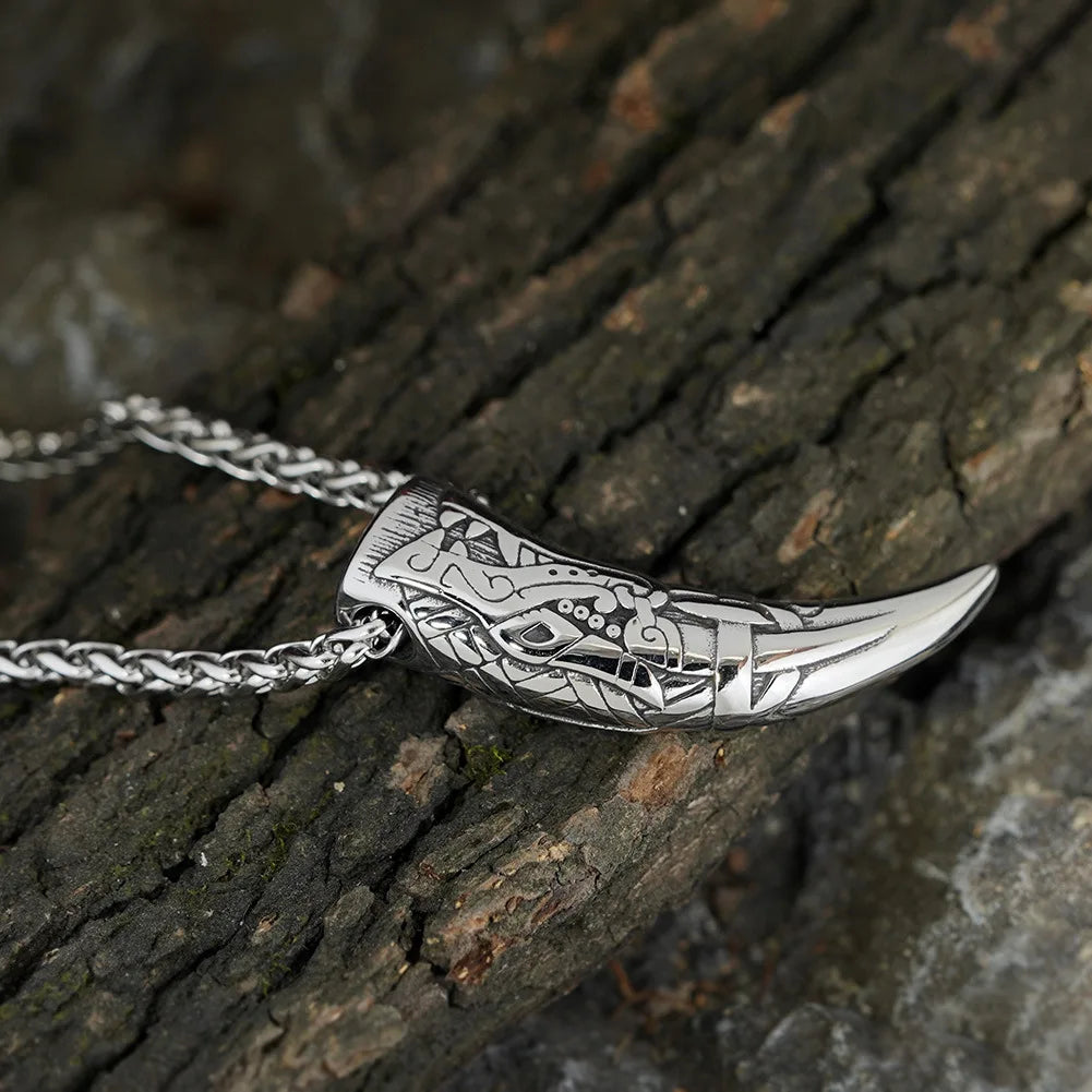 PENDRA Wolf Rune Necklace