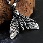 PENDRA Skullmoth Death Head Butterfly Pendant