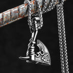 PENDRA Odin's Axe Steel Necklace