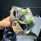 High-End 2023 Casual Cotton Luxury Men's Jeans with Embroidery for 2023 Spring and Autumn Work Straight Denim Pants for Men