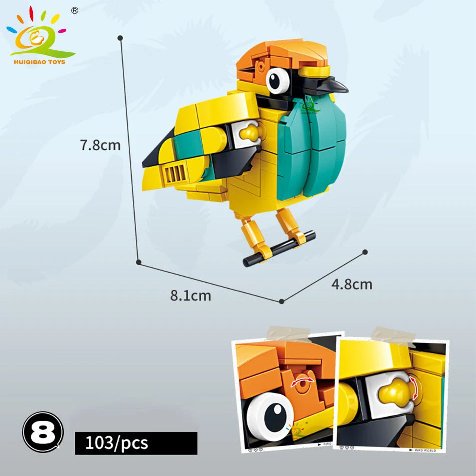 PENDRA Animal Birds Eagle Building Set