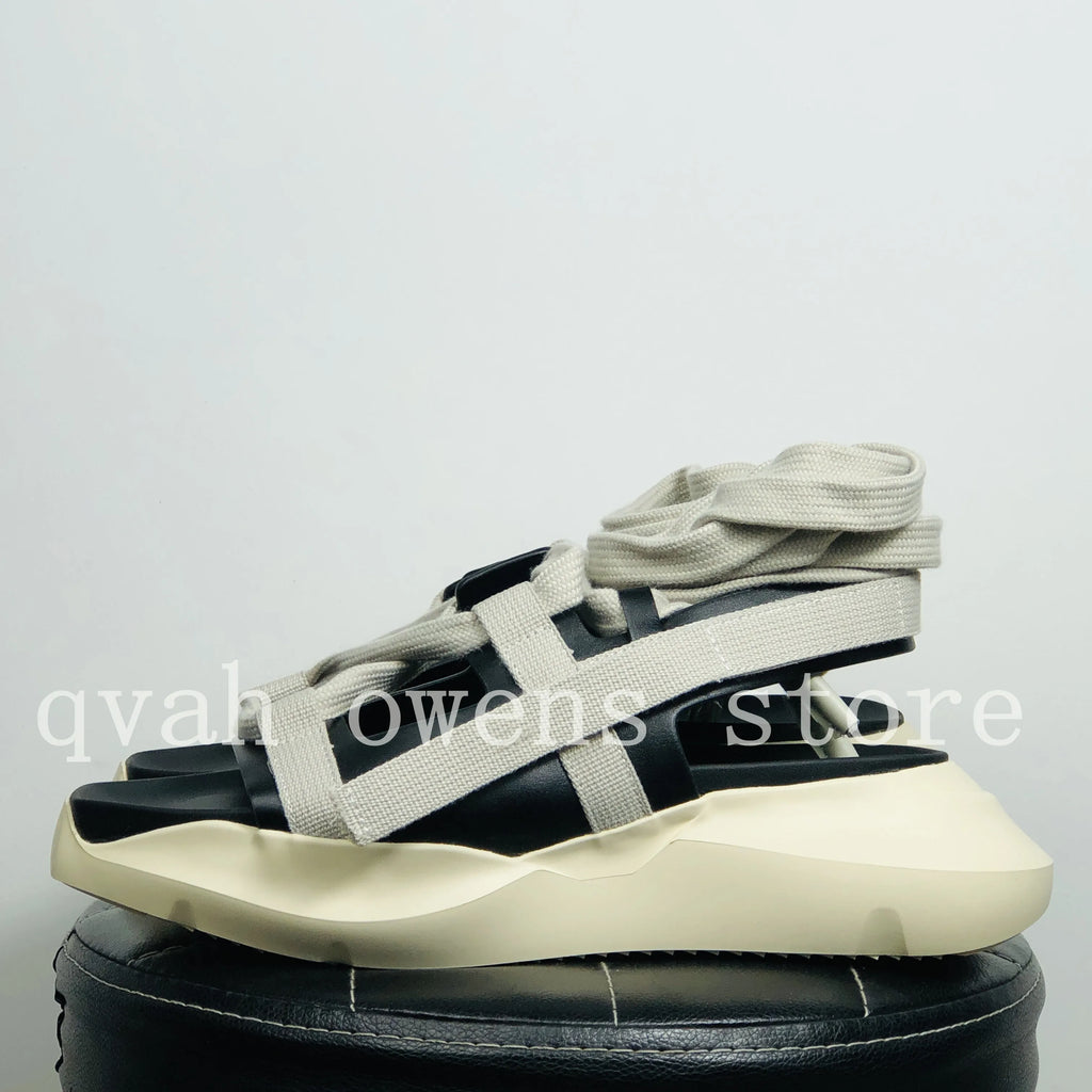 PENDRA Avenon Men's T-Strap Leather Sandals