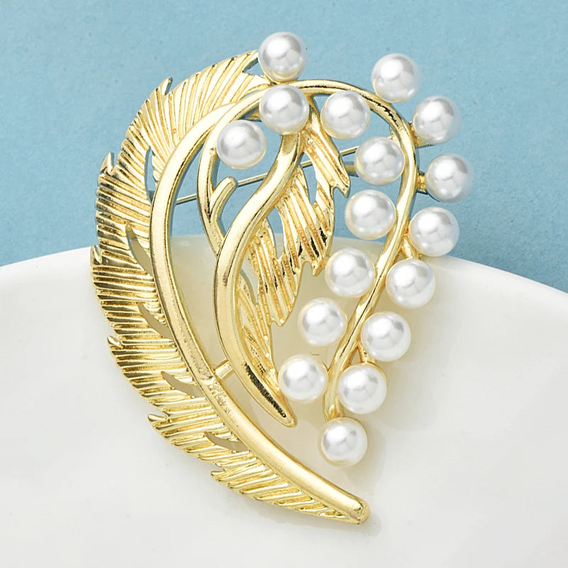 PENDRA Florielle20 Pearl Brooch