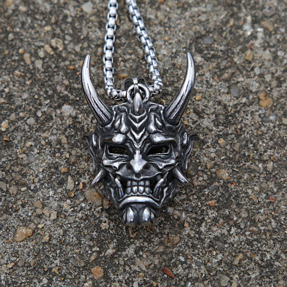 PENDRA Maskskull Gothic Mask Skull Pendant