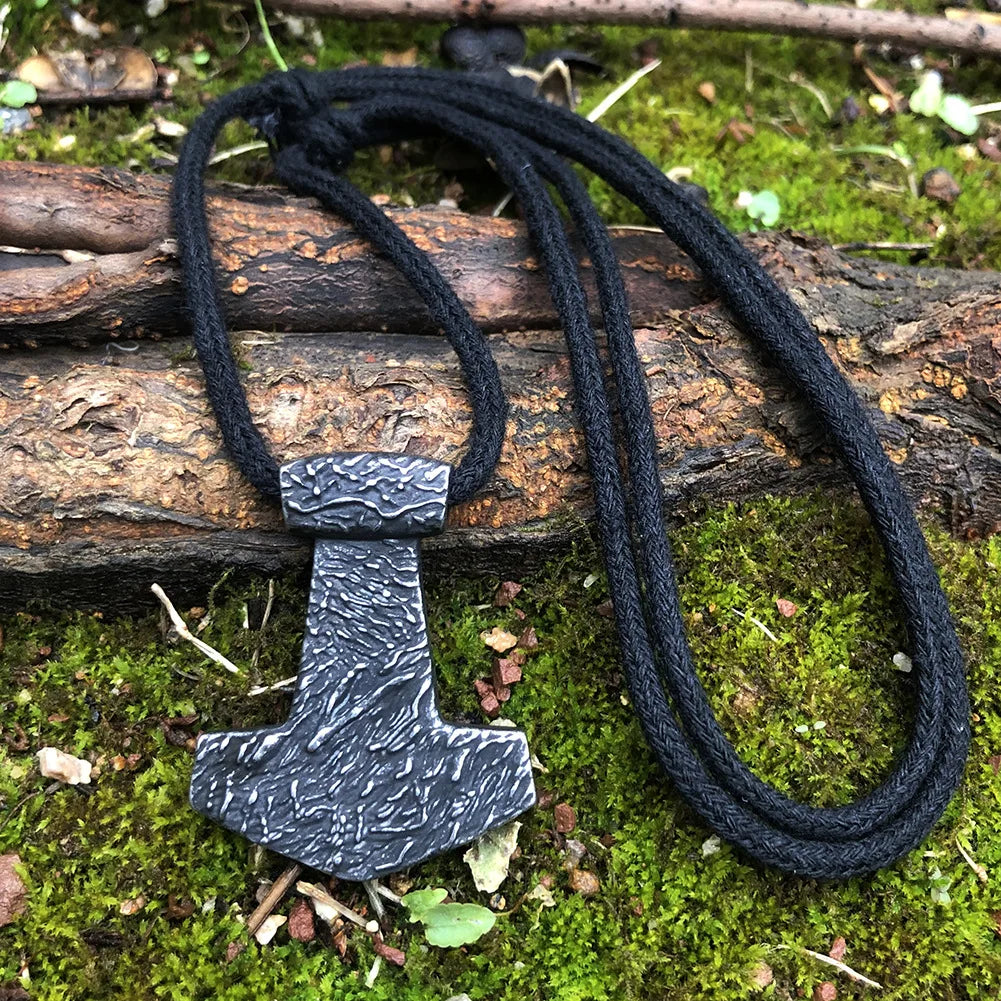PENDRA Thor Hammer Vintage Necklace