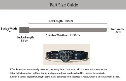 New Stylish Y2K Hollow PU Leather Fashion Punk Belt For Men Women-Trendy Accessory For Gift Giving，Neutral Waist Belts Plus Size