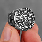 PENDRA St Michael Good Steel Ring