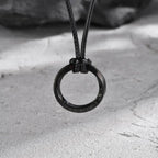 PENDRA Mobius Black Pendant Necklace