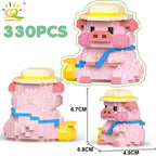 PENDRA Cute Pig Micro Building Set