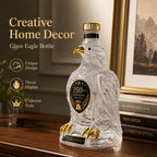 250th Independence Day Eagle Shape Glass Decanter Patriotic Whiskey Liquor Bottle American Anniversary Collectible