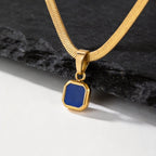 PENDRA Cuban Stone Chain Necklace
