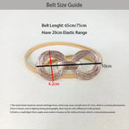 PENDRA Aureora Metal Round Buckle Elegant Waist Chain Belt