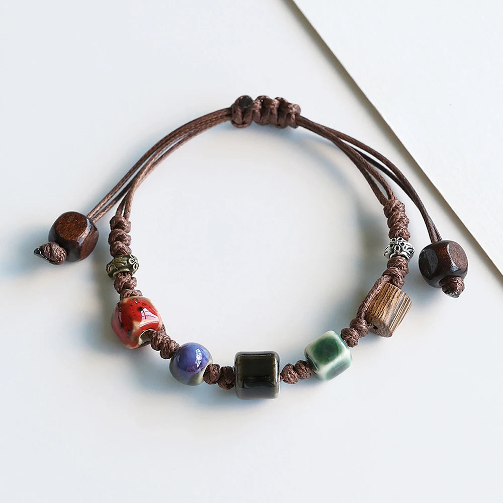 PENDRA Ceramicbead Bohemian Beaded Bracelet