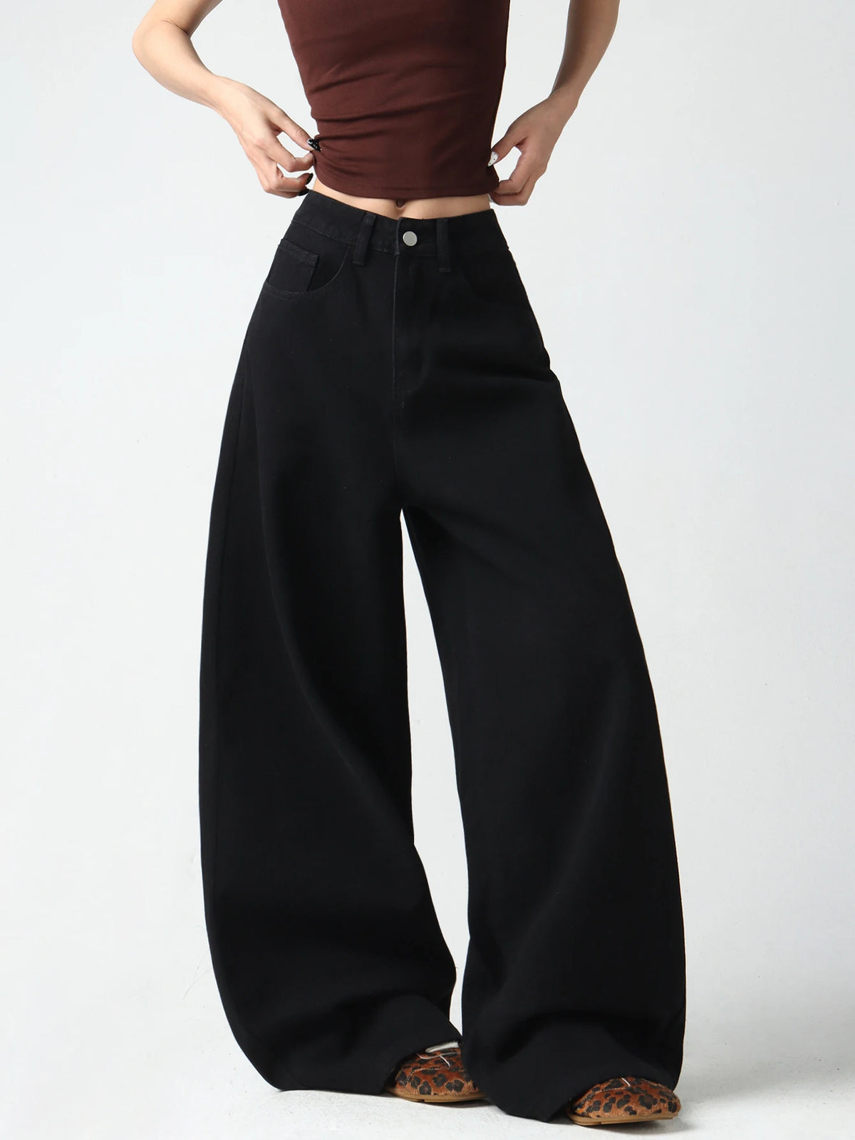 PENDRA Black Waist Going Jeans