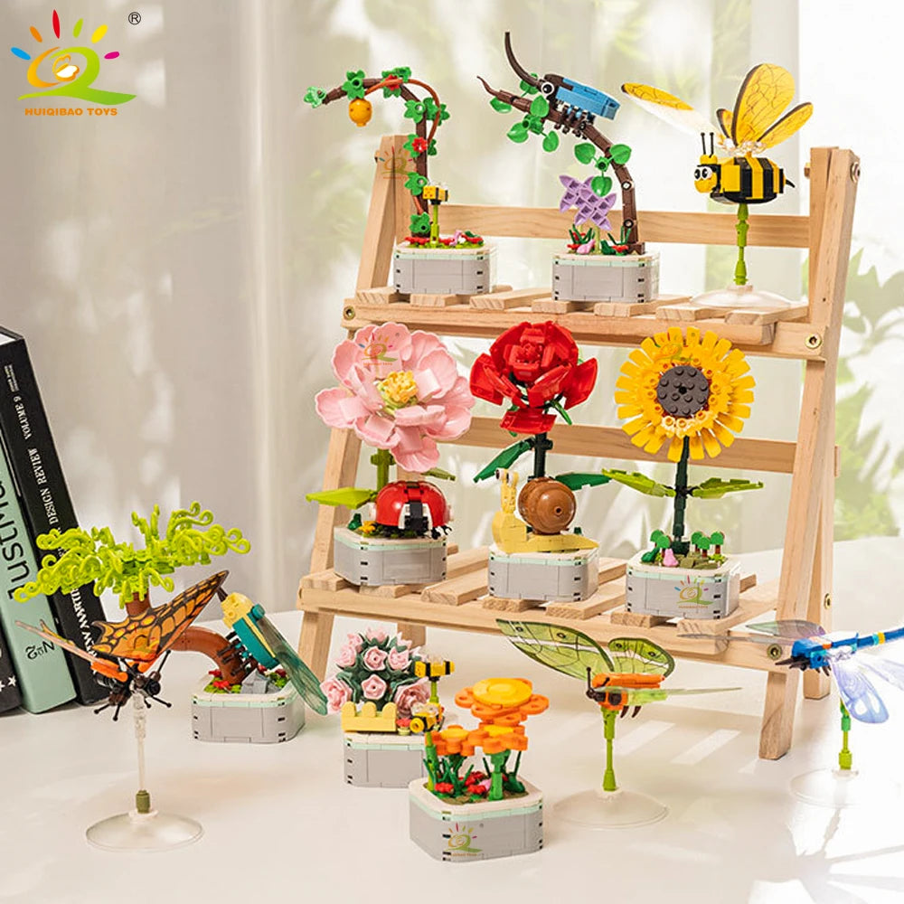 PENDRA Insect Bonsai Floral Building Set