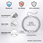 PENDRA Charm Cuban Bracelet