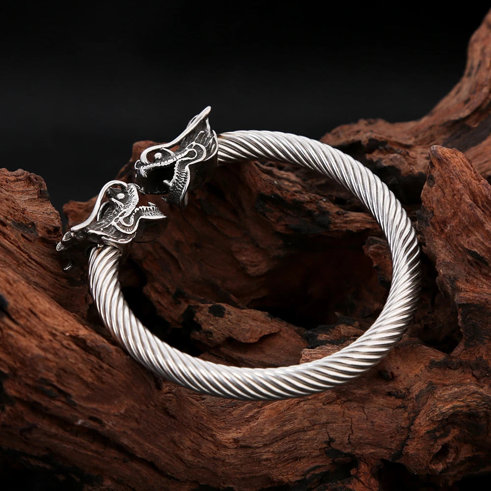 PENDRA Rune Tree Nordic Stainless Steel Bracelet