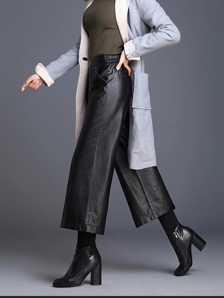 PENDRA Solid Color Nine Pants