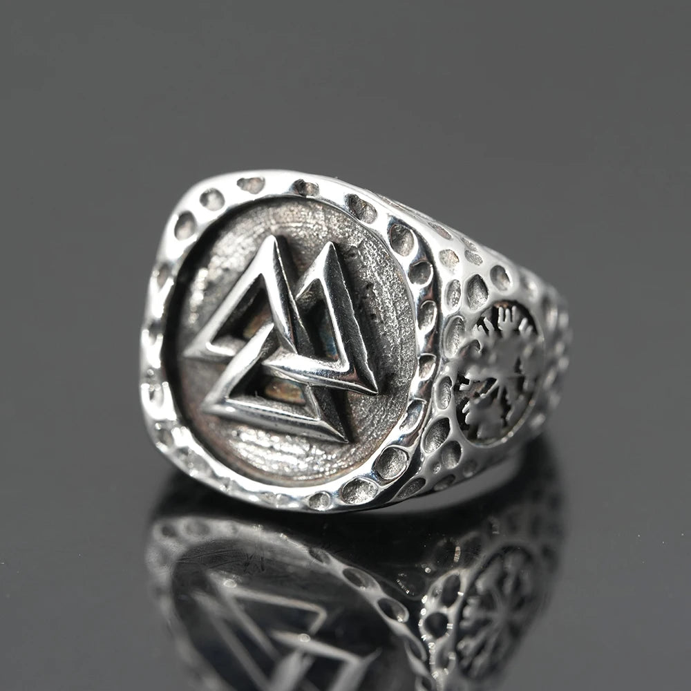 PENDRA Rune Steel Ring