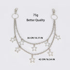 PENDRA Seraellea Star Punk Double-Layer Waist Chain Belt